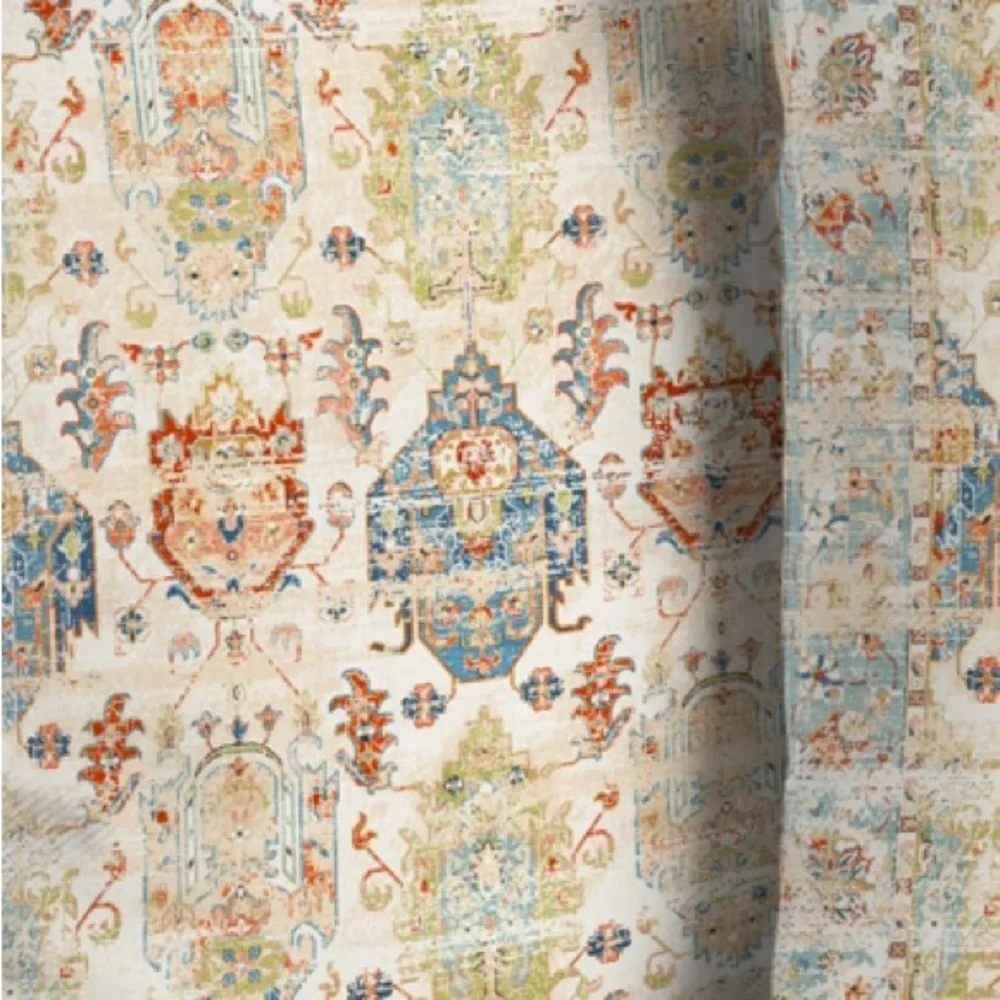 Boho Geometric Floral Soft Pillow Covers SQUARE 20x20” (2-pack)